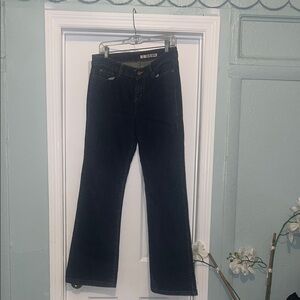 DKNY Women's Black Straight Leg Jeans